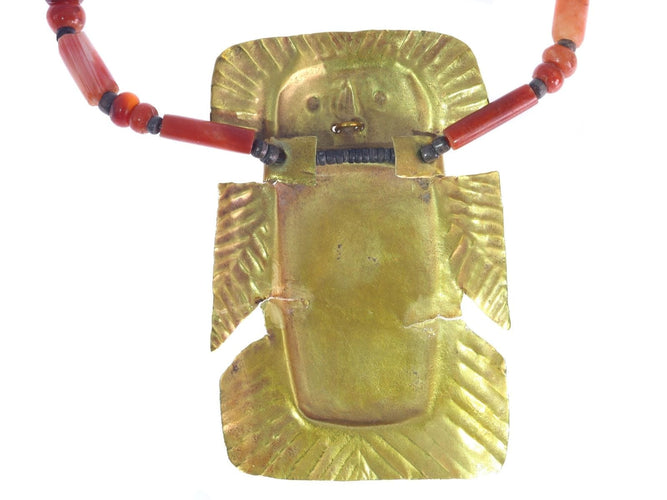 Collier Collier pendentif en or, cornaline 58 Facettes 21055-0157