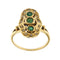 Bague 56 Bague émeraudes et diamants 58 Facettes 28609