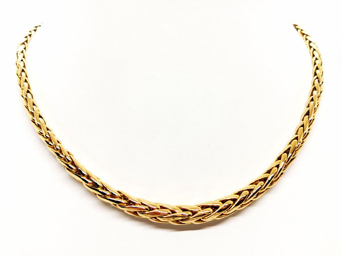 Collier Collier Maille palmier Or jaune 58 Facettes 1639505CN