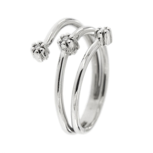 Bague 55 Bague Trilogie diamants 58 Facettes 27557