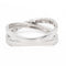 Bague 54 Bague Or blanc Diamant 58 Facettes 2172956CN