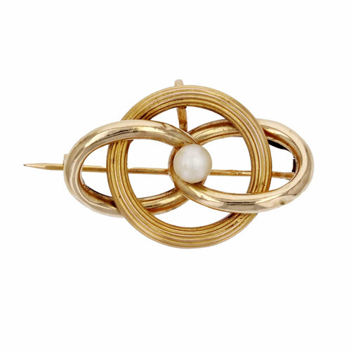 Broche Broche pendentif perle bouton 58 Facettes 15-079