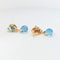 Boucles d'oreilles Boucles d'oreilles Or rose Cordiérite Tsavorite Topaze 58 Facettes 28009