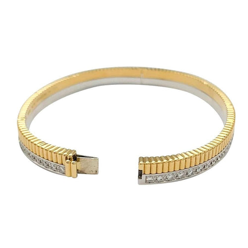 Bracelet Bracelet Boucheron, "Quatre Radiant" , en or jaune, blanc et diamants. 58 Facettes 31906