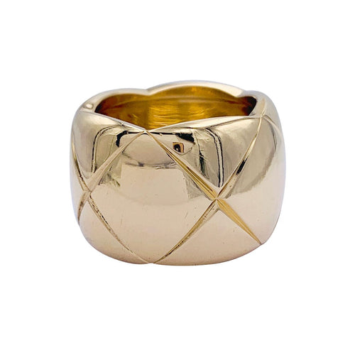 Bague 50 Bague Chanel," Coco Crush", or jaune. 58 Facettes 32404