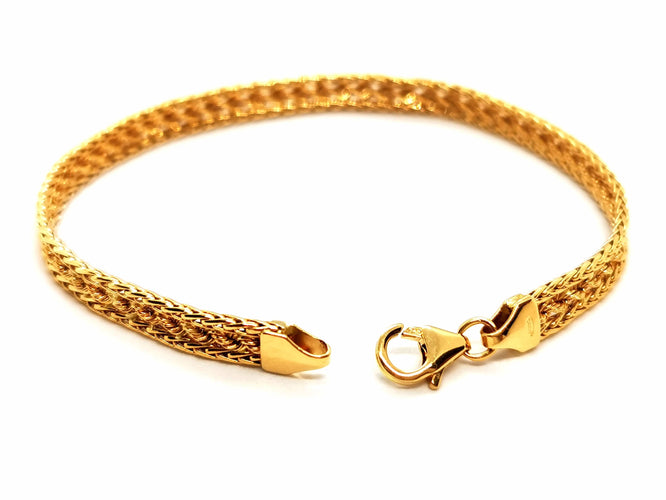 Bracelet Bracelet Maille palmier Or jaune 58 Facettes 1639186CN