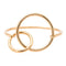 Bague 56 Ginette NY Bague Tiny circle Or rose 58 Facettes 1964960CN