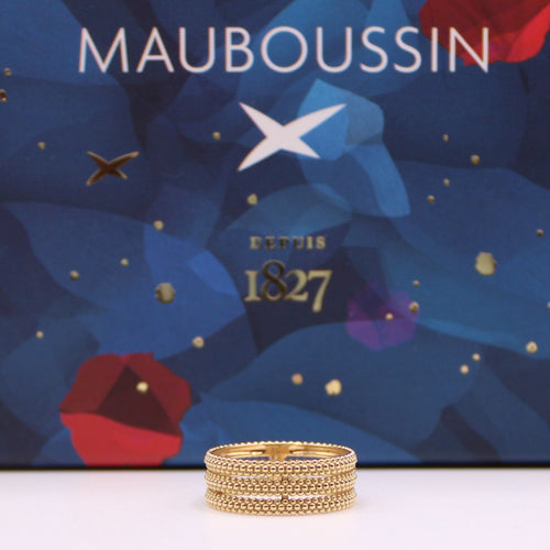 Bague Bague MAUBOUSSIN « Le Premier Jour » or jaune 58 Facettes