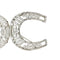 Broche Broche "Fers à Cheval" en platine et diamants. 58 Facettes 31655