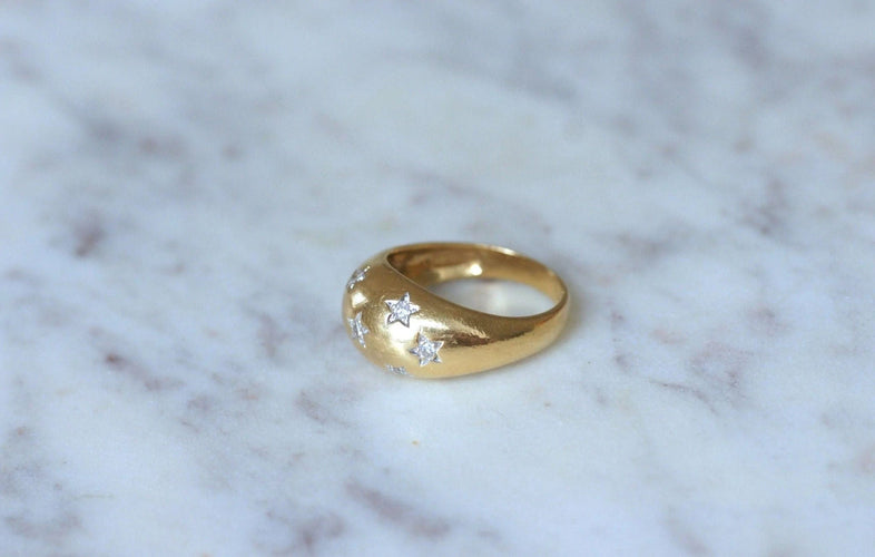 Bague Bague jonc constellation diamants 58 Facettes