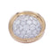 Bague 55 Bague vintage or rose, platine et diamants. 58 Facettes 31998