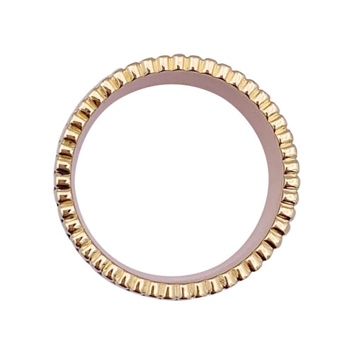 Bague 56 Bague Boucheron, "Quatre Classique Large", trois ors et diamants 58 Facettes 33407