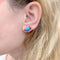 Boucles d'oreilles Boucles d'oreilles Pomellato, "Capri", or rose, céramique, améthystes. 58 Facettes 32765