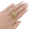 Bague 55 Bague Sterlé en or jaune et diamants. 58 Facettes 31575