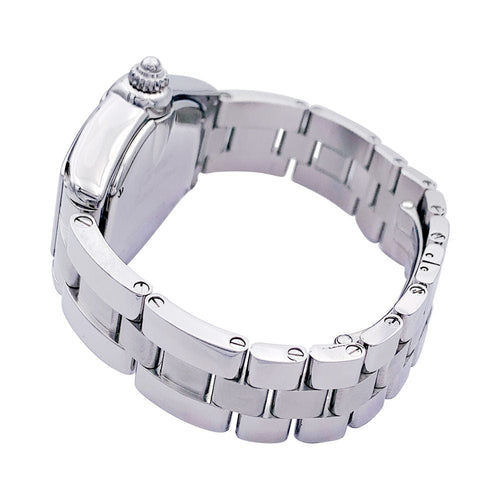 Montre Montre Cartier, "Roadster", acier sur acier. 58 Facettes 33135