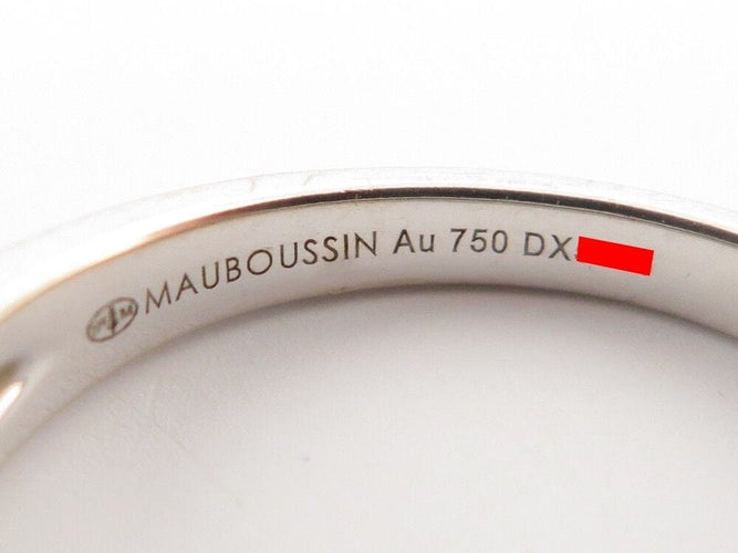 Bague 48 bague MAUBOUSSIN chance of love n3 ri0489wgdi 48 diamant or blanc 18k 58 Facettes 251915