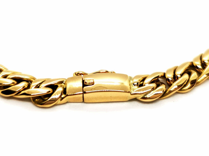 Collier Collier Maille haricot Or jaune 58 Facettes 1628831CN