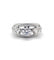 Bague 55 / Blanc/Gris / Or 750‰ Bague Or et Diamants 58 Facettes 230002SP