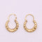 Boucles d'oreilles Créoles rondes en Or jaune 58 Facettes 6400MTR