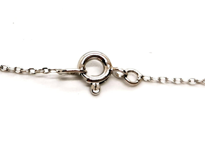 Collier Collier Or blanc Diamant 58 Facettes 1167356CD