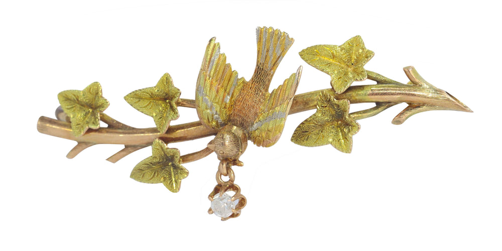 Broche Broche en or jaune, diamant 58 Facettes 23054-0120