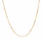 Collier Chaine or jaune maille plate 58 Facettes 14-254
