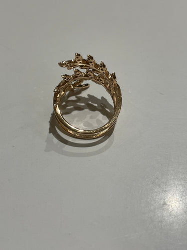 Bague Bague Epis or rose Diamants 58 Facettes