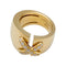 Bague 52 Bague Chaumet, "Liens" grand modèle, or jaune, diamants. 58 Facettes 31528