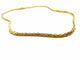 Collier Caplain Saint André Collier Maille palmier Or jaune Saphir 58 Facettes 1595121CN