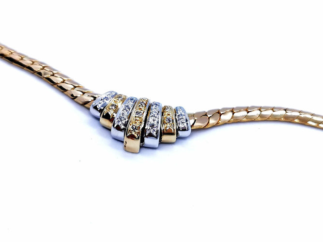 Collier Collier Maille anglaise Or jaune Diamant 58 Facettes 1011016CD