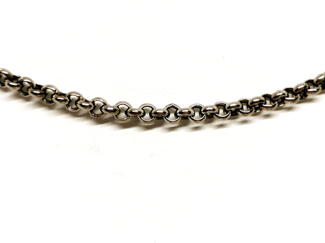 Collier Collier Maille jaseron Or blanc 58 Facettes 1089414CN