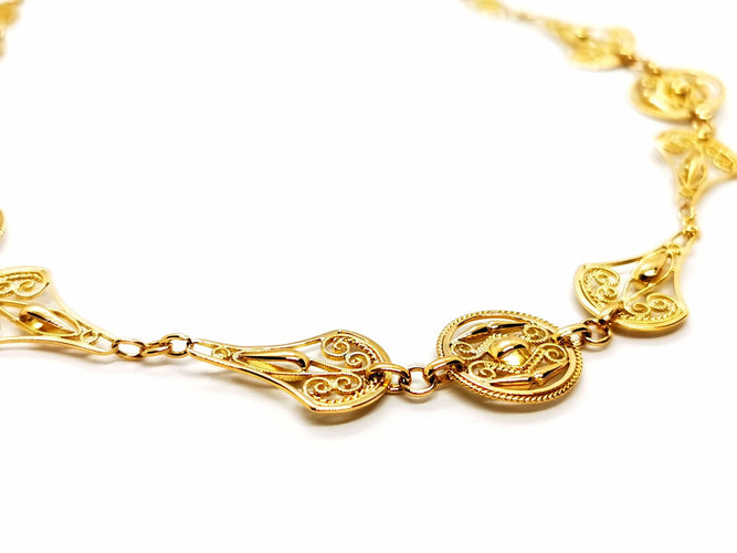 Collier Collier Filigrane Or jaune 58 Facettes 1186479CD