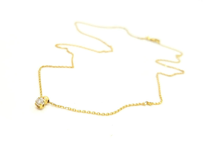Collier Collier Chaîne + pendentif Or jaune Diamant 58 Facettes 579132RV