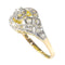 Bague 57 Bague de fiançailles en diamant 58 Facettes 22321-0022
