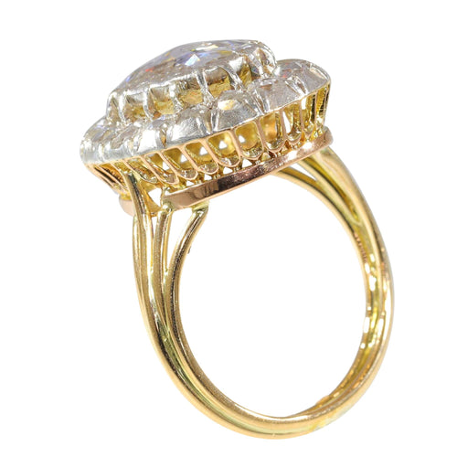 Bague 54 bague de fiançailles diamant taille rose 58 Facettes 23251-0317