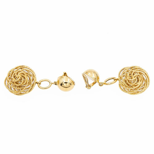 Boucles d'oreilles Boucles d'oreilles Pendantes Or jaune 58 Facettes 1599687CN