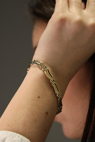 Bracelet Bracelet Maille grain de riz Or jaune 58 Facettes 1751365CN