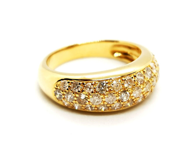 Bague 53 Bague Jonc Or jaune Diamant 58 Facettes 1186419CN