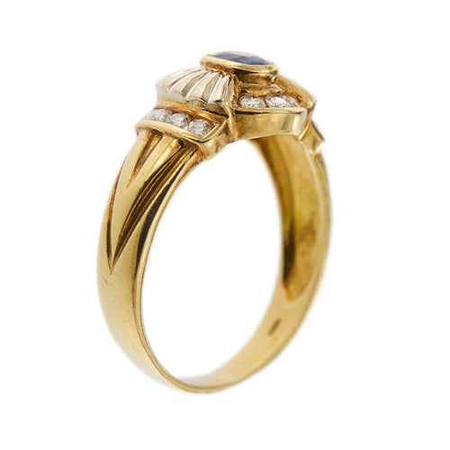 Bague 63 Bague saphir et diamants 58 Facettes 27454