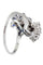 Bague BAGUE TOI ET MOI FLEURS SAPHIRS ET DIAMANTS 58 Facettes 051111