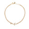 Bracelet Bracelet avec F et diamants 58 Facettes 27940