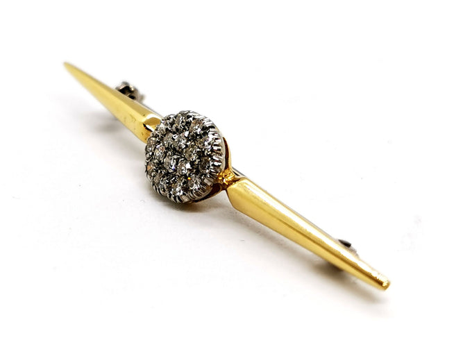 Broche Broche Vintage Or jaune Diamant 58 Facettes 1126567CN