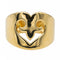 Bague 53 O.J. Perrin Bague Cocktail Coeur légende Or jaune 58 Facettes 2843268CN