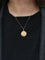 Pendentif AUGIS - Médaille Amour en or-  Plus qu’hier moins que demain 58 Facettes J249
