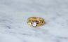 Bague Bague jonc diamant volutes or jaune 58 Facettes