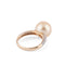 Bague Bague en or jaune, ornée d'une perle de culture Gold 58 Facettes