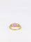 Bague Bague jarretière Saphirs roses Diamants taille ancienne 58 Facettes 842