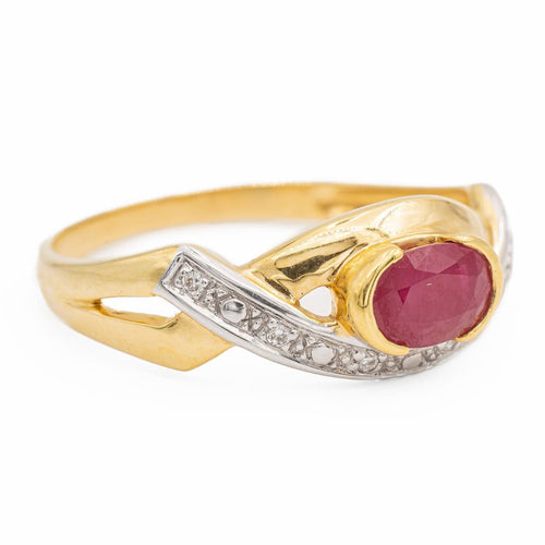 Bague 55 Bague Or jaune Rubis 58 Facettes 2593497CD