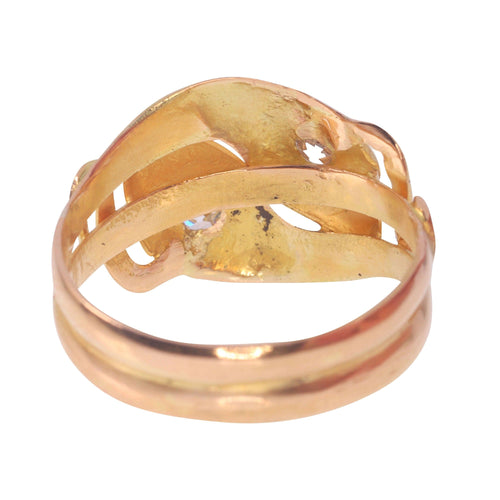 Bague 60 Bague double serpent diamants 58 Facettes 23135-0300