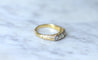 Bague 53.5 Bague jarretière Or jaune Platine Diamants 58 Facettes